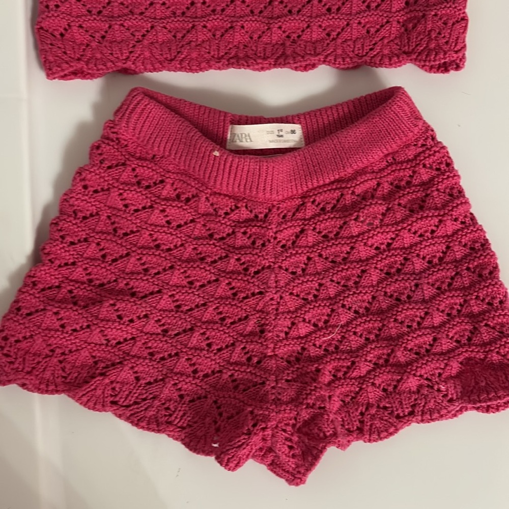 Zara crochet 2 pc set - Picture 2 of 5